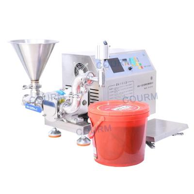 China Semi Automatic Rotor Pump Filling Machine Prefabricated Vegetable Dumplings Stuffed with Pickled Cabbage Filling Stainless Steel for sale