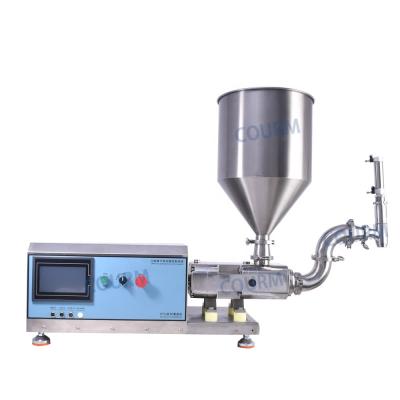 China Factory Direct Automatic Horizontal Servo Motor quimby pump jam cream Bottle Filling Machine with heating and mixer for sale