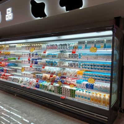 China Single-temperature Eco-friendly Commercial Showcase With LED Multideck Display for sale