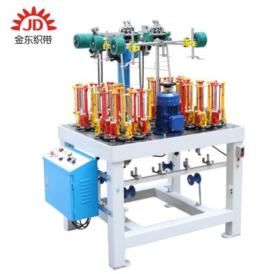 China JD4-16 flat spindles high speed flag rope braiding machine for sale