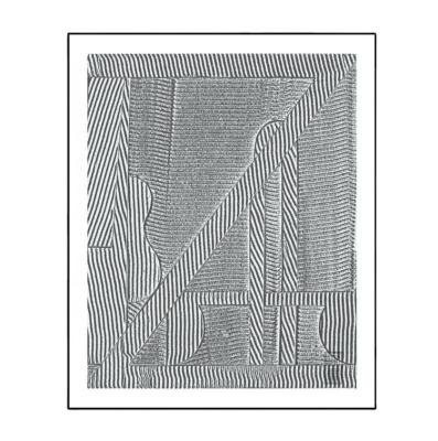 China New Classic / Postmodern J113 3D Black and White Texture Custom Prints for Decoration Wall Luxury Home Decor for sale