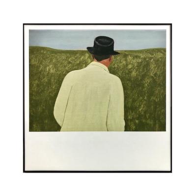 China Minimalist Man in the Fields Custom Art Printing Canvas Print Home Decor Wall for sale