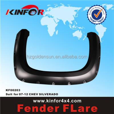 China Pocket-Riveted Style Suit For Silverado Fender Flare Model2007-2012 for sale