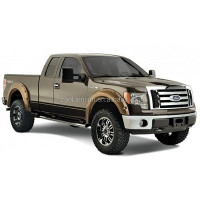 China Plastic Fender Flares Hardkits FD F250 09-12SUPER DUTY Pocket-Riveted Style Black 4pcs Set for sale