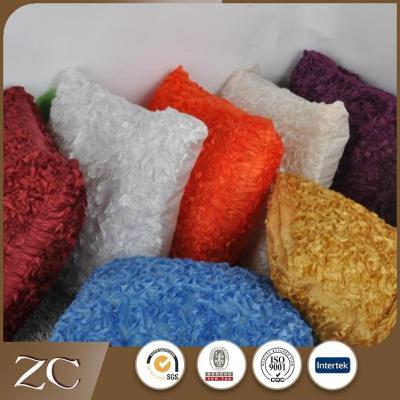 China Free Sample High Quality Viable Hotel 3d Flower Floral Embroidered Tulle Fabric for sale