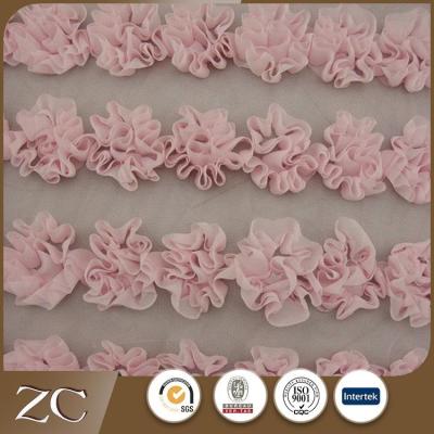 China Viable Best Selling Beautiful Textile Apparel 3d Fabric Flowers for sale