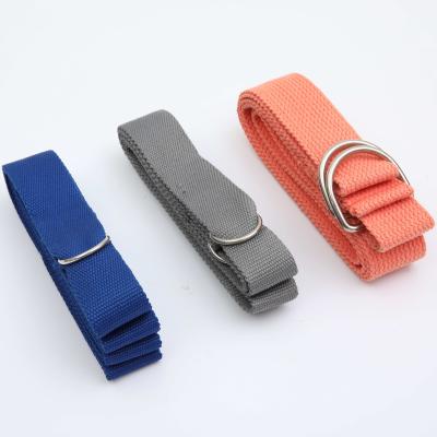 China Wholesale Eco-Friendly High Quality Yoga Exercise Polyester Vigorous Home Exercise Woven Yoga Strap for sale