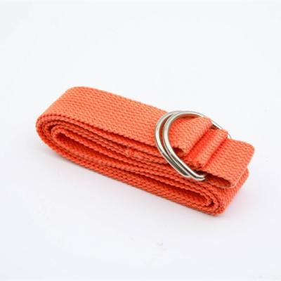 China Multifunctional home exercise yoga strength training gym label stretch band yoga non-slip woven straps for sale