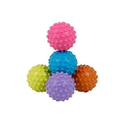 China High Quality Customized Full Body Pilates Using Various TPR Exercise Spikey Massage Ball for sale