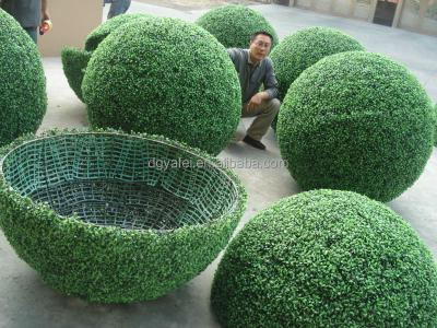 China Hot-selling Eco-friendly Artificial / Fake Decorative Grass Milan Ball With Many Styles for sale