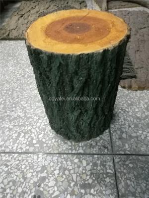 China Real Touch Eco-friendly Artificial Tree Trunk High Simulation Artificial Decorative Tree Stumps for sale