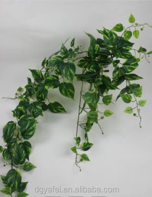 China Yafei Artistic Artificial Hanging Leaf/Faux Rattan For Decoration for sale