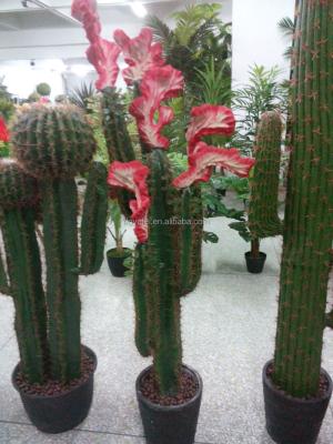 China Easily Assembled Material Artificial Cactus Flowering Plants And Plants Tropical Succulent Plants For Indoor/Outdoor Decoration for sale