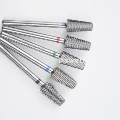 China Stainless Steel Small Barrel Bit Bit Carbide Nail Drill Accessories Manicure Whosale for sale