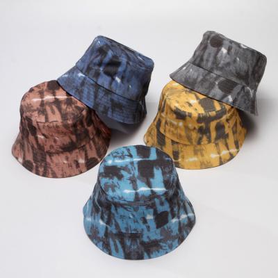 China Shade Summer Fashion Printed Sun Hats Come Out Anti-ultraviolet Sun Protection Folding Sunshade Bucket Hat Ladies Fisherman Hat for sale