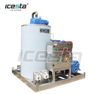 China commercial salt seawater flake ice machine with best quality for sale