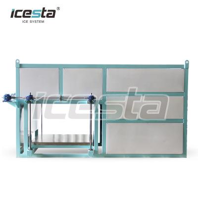 China ICESTA Industrial Block Ice Machine Factory Automatic Block Ice Maker In Shenzhen China for sale