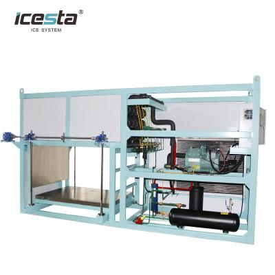 China ICESTA Local Contianerized Industrial Price 1-5T 5 Ton Commercial Ice Block Making Machine For Cooling China for sale