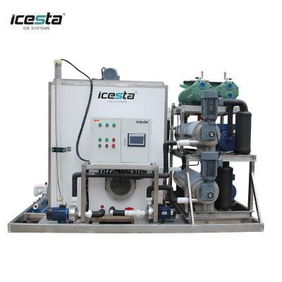 China Commercial icesta 12ton per day saltwater mud ice machine for fishing for sale