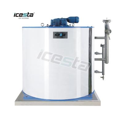 China Icesta industrial hotsale 30 ton flake ice machine fresh-keeping evaporator for sale