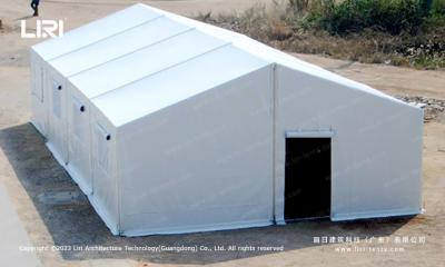 China Liri Aluminum Waterproof Tent With White Pvc Cover  For Hajj Event for sale