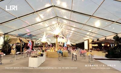 China China Aluminum Frame Marquee Tent 20x100m With Clear Pvc Roof  For FIFA Event for sale