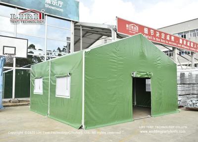 China Liri Green Aluminum Tent With Pvc Cover Used For Military Or Hospital for sale