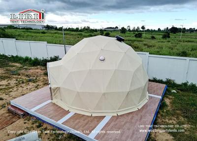 China Waterproof Geodesic Dome Tent With Steel Frame Used For Glamping or event for sale