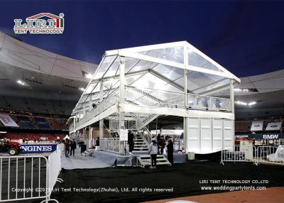 China Liri Clear Double Deck Tent With Aluminum Frame For Equestrian Sports Events for sale