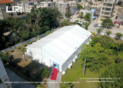 China Liri Aluminum Tent With White Pvc Cover For Mobile Vaccination Medical Event Tents for sale