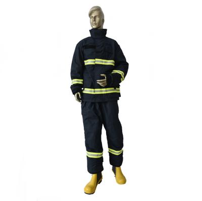 China NFPA firefighter radiant heat resistant suit, Nomex firefighter suit, fire fightng suit for sale