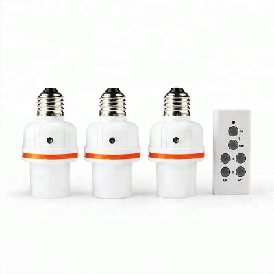 China Remote Control Screw Bulb Socket Lamp Holder France Types for sale