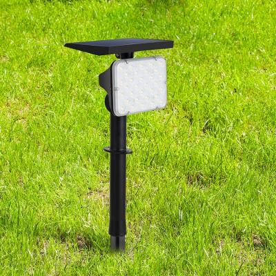 China Garden Led Solar Spotlight Garden Ip65 Outdoor Lighting Waterproof Solar Lawn Spike Led Spot Light for sale