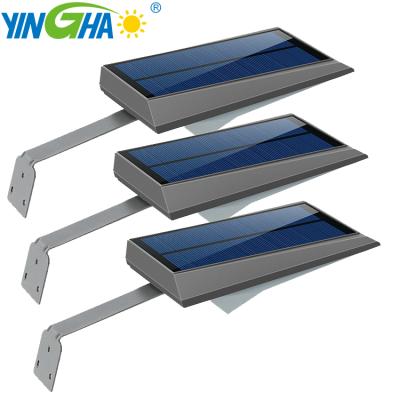 China 18PCS Wall Lamp New Product Introduction Led Ploycrystalline Super Bright Waterproof Outdoor Solar IP65 Wall Lamp for sale