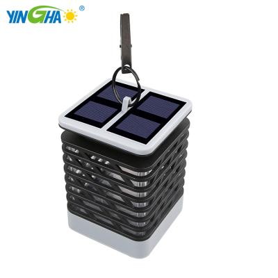 China Solar Outdoor Decorative Garden Christmas Lights Flame Light 1M Fancy For Decoration 24V Garden Flickering Lamp Lantern for sale