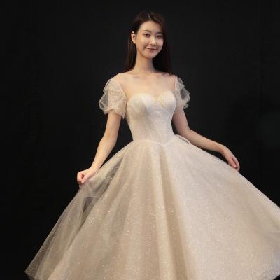 China Newest Hot Selling Dry Cleaning Show Slim Shiny Emma Evening Dress Delicate Sparkly Shiny Cocktail Dress for sale