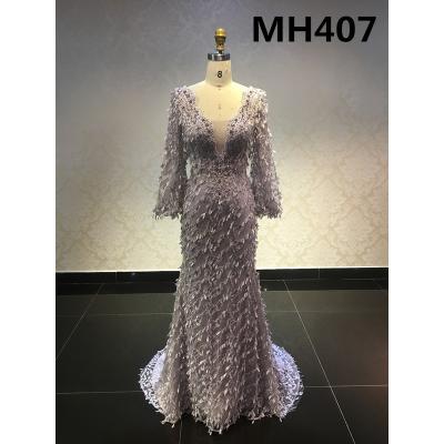 China Anti-static Lace Appliques New Design High End Soft Bridesmaid Dress For Wedding for sale