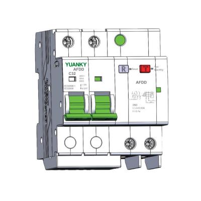 China 230V AFDD Device Circuit Breaker 2P RCD RCCB/ELCB Electric arc fault detection for sale