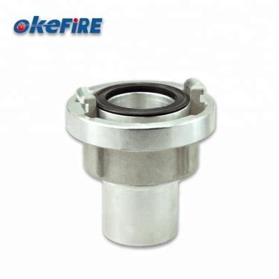 China Connect Pipes Stainless Steel Storz Type Fire Hose Coupling for sale