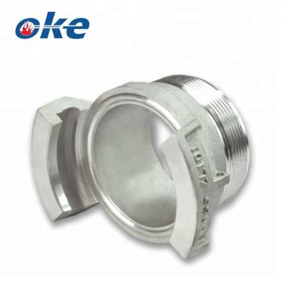 China Connect Pipes French Type Aluminum Okefire Male DSP Coupling for sale