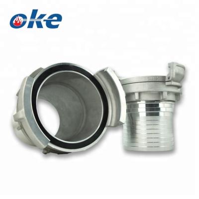 China Connect Pipes Okefire Aluminum French Type DSP Fire Hose Coupling With Smooth Shank for sale