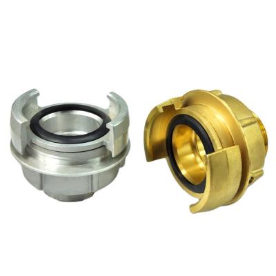 China Connect Pipes Okefire NI Type Aluminum Or Brass Material Fire Fighting Pipe Coupling To Male Thread for sale