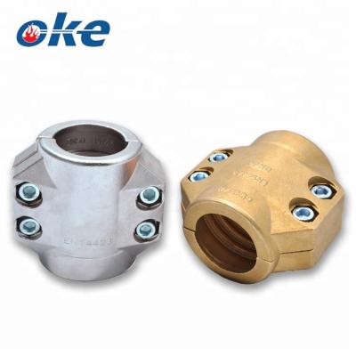 China Pipe Clamp Okefire Fire Stainless Steel And Brass Steam Pipe Clamp for sale