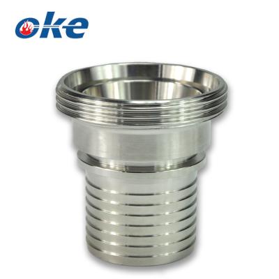 China Connect Pipes Food Grade SMS - Male Party Stainless Steel Okefire Coupling for sale