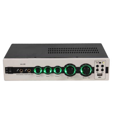 China Metal+Aluminum Public Address System Professional DJ 2channel Amplifier For Sound System for sale