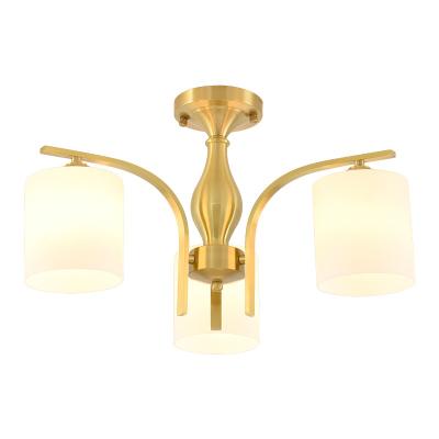 China Europe High Quality Custom Pendant Lighting Kit Copper Accessories Sitting Room Handlamp for sale