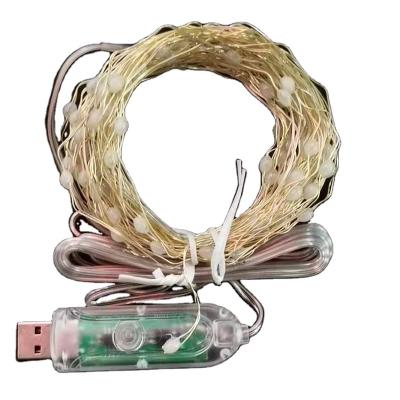 China USB Headlight Room Night Light Decoration USB Port Fill Christmas Lights Led String Outdoor for sale