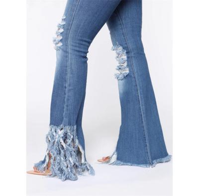 China Low price fashion loose jeans QUICK DRY customized wholesale women stretch jeans for sale