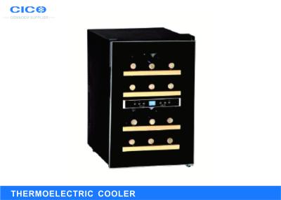 China 12 Bottles Thermoelectric Wine Fridge Digital Temperature Control for sale