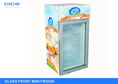 China Certificação personalizada do CE do tamanho da bebida refrigerador dianteiro de vidro ereto à venda